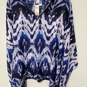 Blue Chicos poncho